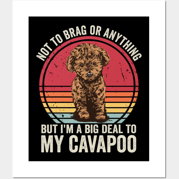 Funny Cavapoo Quote Cute Cavapoo Saying Wall Art by Visual Vibes